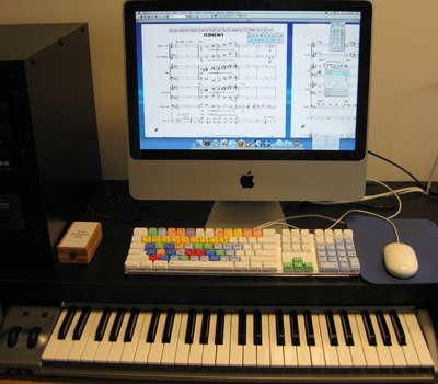 Computer keyboard music software